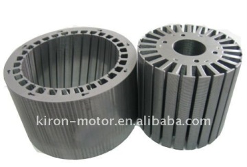 AC motor rotor and stator