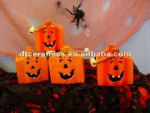 Ceramic halloween candlestick