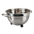 Edelstahl Deep Colander Obst Sieb mit Füßen