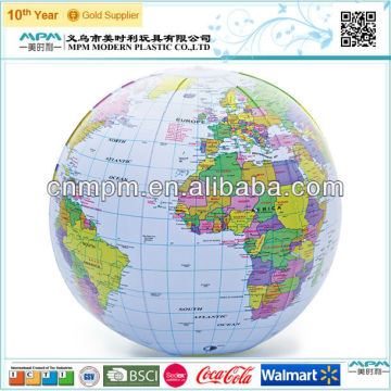 Inflatable blow up globe atlas world map beach ball