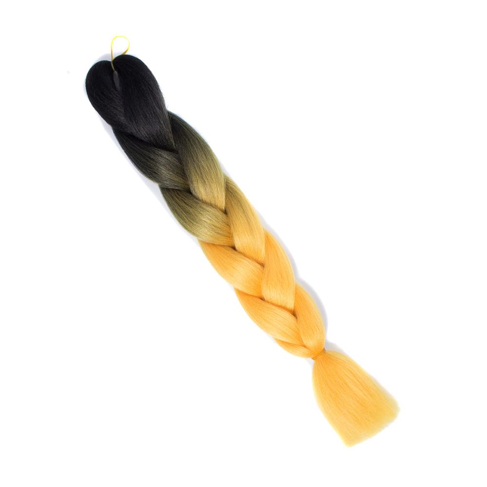 MYZYR Prestretched Ombre Braiding Hair Extensions Pageup Afro Jumbo Crochet Braids Blue Expression Synthetic Hair