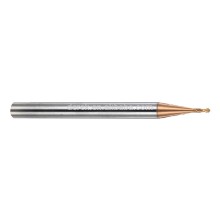 Solid Carbide End Mill | 2 Flutes | Ball Nose | For Hardened Material