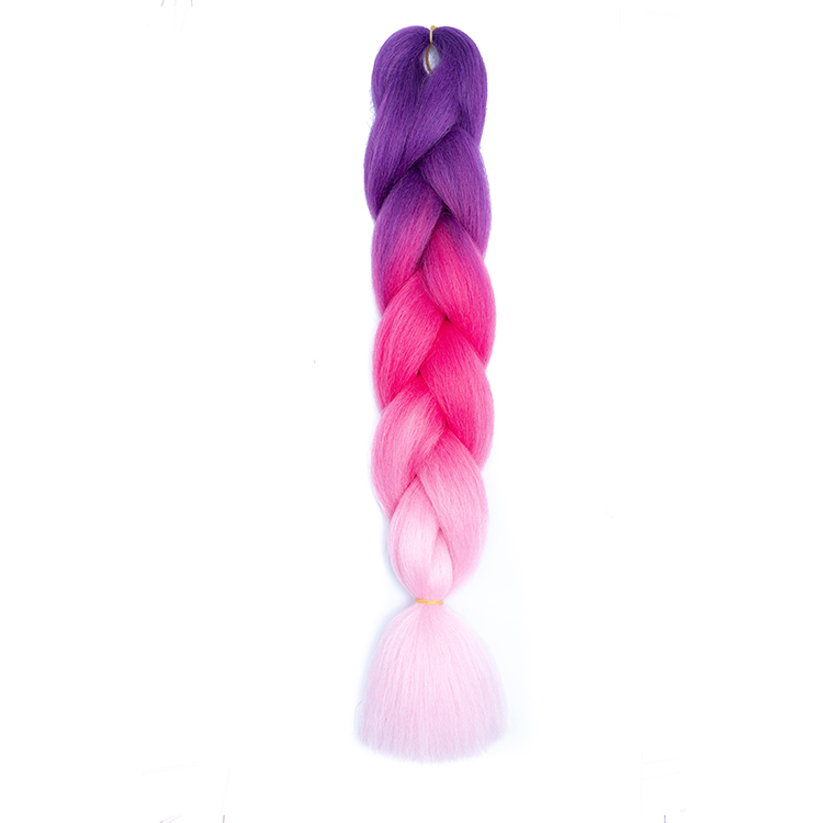 Quality 24 Inch 100% Synthetic Ultra Braid High Temperature Fiber Hair Extensions