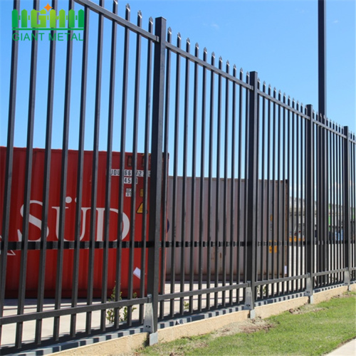 PVC Coated Wrought Iron Zinc Steel Picket Fence