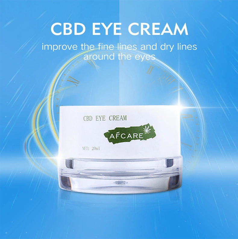 MSDS Qualified Reduce Dark Circles Puffiness Eye Bags Hemp Leaf Eye Cream