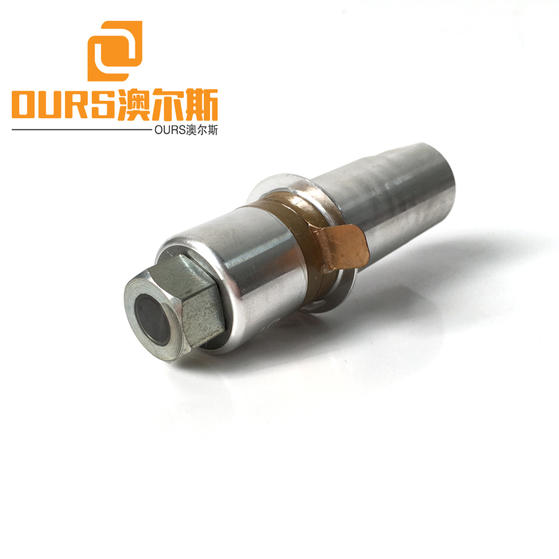 28khz 200W Ultrasonic Welding Transducer with Rolling Horn For Ultrasonic Cutting / Sealing