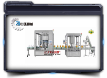 Rotary weighing packaging line