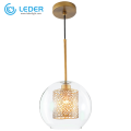 Lampe à suspension en verre surdimensionnée LEDER