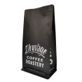 Matte Black Realable Coffee Packaging Bags Aluminium Foil
