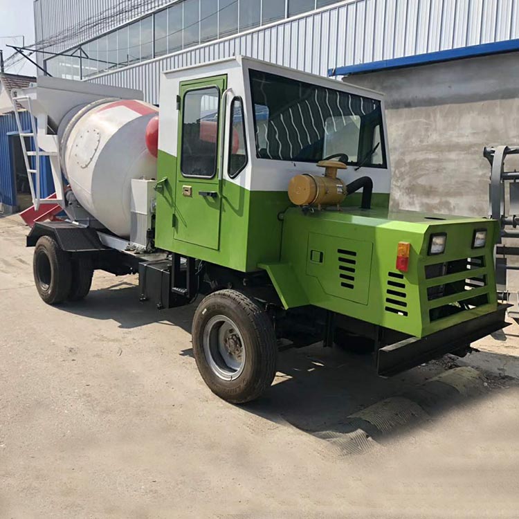 mortar material stirring truck Hydraulic concrete mixing vehicle be used for mixing and transportation