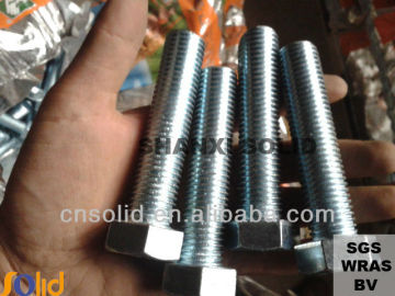 Flange bolt and flange nut