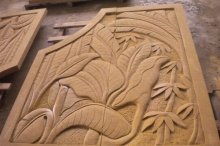 yellow sandstone reliefs 