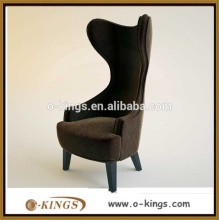 High back throne sofa chair for hotel lobby