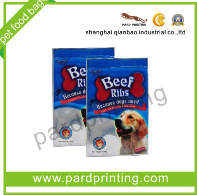 Custom Printing Plastic Packaging Dog Food Bags (QBP-1448)