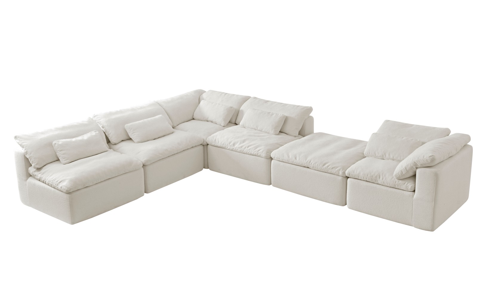 Divano modulare a compressione (6) Modular Compression Sofa (6)