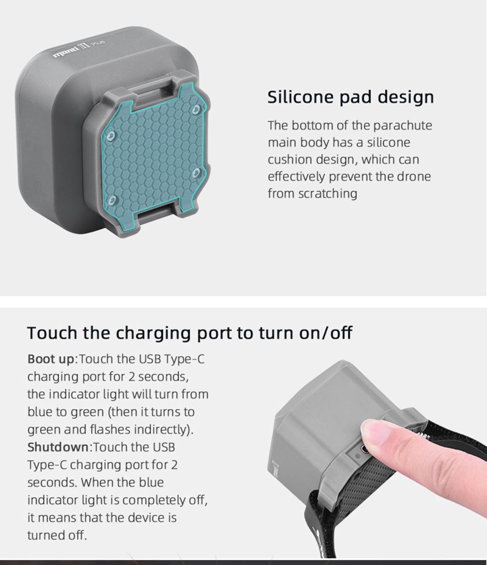 Manti 3 Plus Reusable Parachute Mavic 3 Air 2 2S Mavic 2 Mavic Pro Reduce Fall Speed for DJI RC Drone Accessories