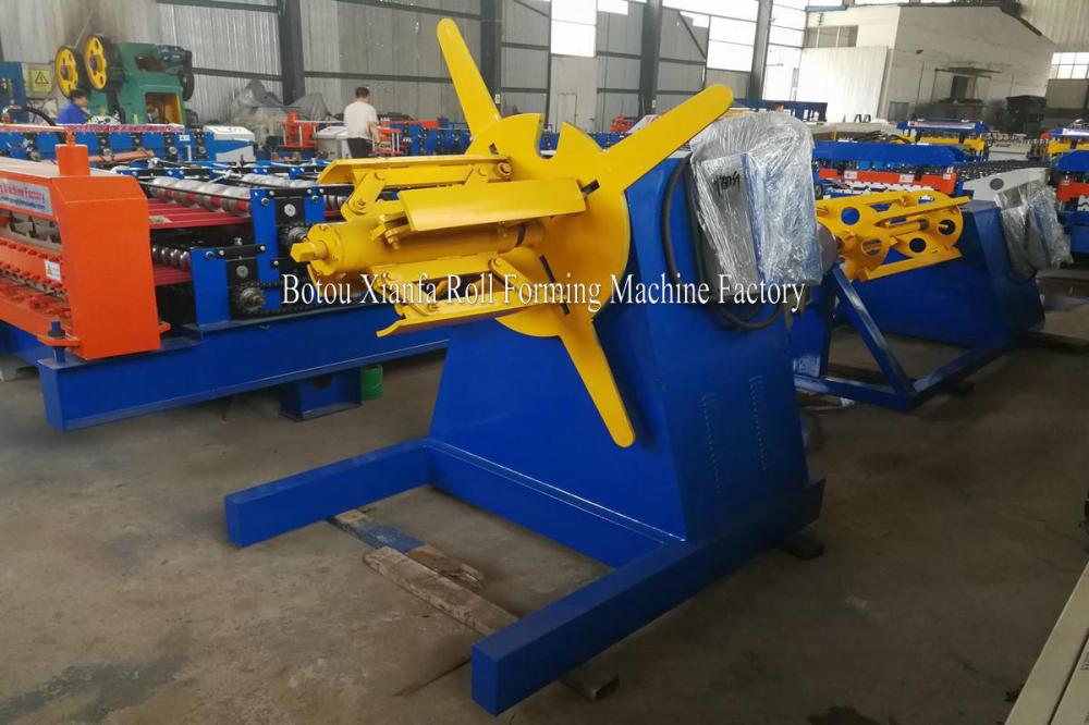 XF 10T Hydraulic Uncoiler with coiler car