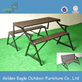 3pcs Outdoor Set Aluminum Frame PErattan Furniture