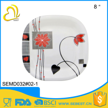 wholesale hot selling in 2016 square shape melamine platter