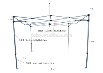 Custom printed cheap outdoor advertising canopy tent