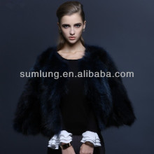 Newest Unique Luxury Fair-Lady Winter Fox Fur Coats European Fashion Women Sexy Winter Coats "11"