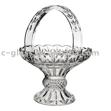 ceramic glass handle basket