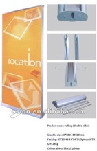 double side roll up stand