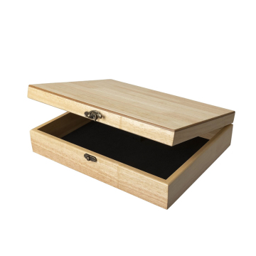 Wholesale Custom Solid Wood Storage Boxes with Art Decoration
