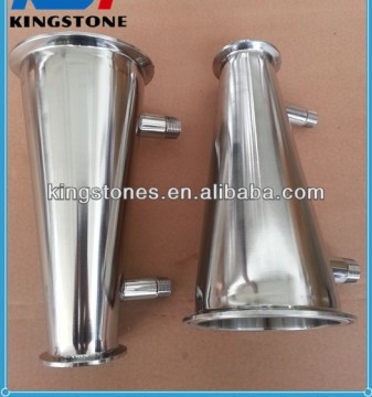 sanitary welded tri clamped pipe fittiing concentric reducer
