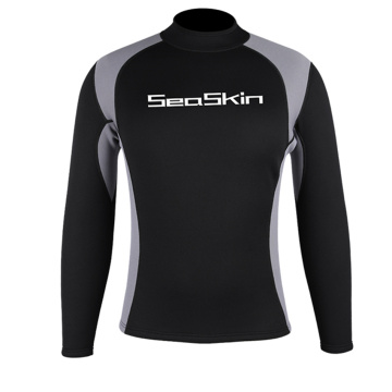 Seasin Mens 2mm Neoprene Long Sleeve Wetsuit Top