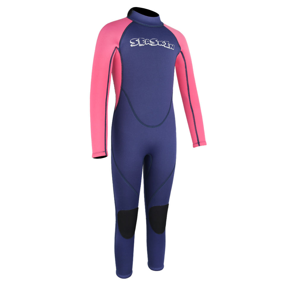 Seasin Kids 2mm Back Zip One Piece Wetsuits