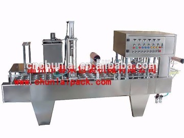 paper cup filling and sealing machine