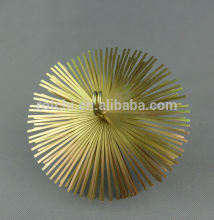 Color plating Chemney brush , cleaning brush ,circular chemney brush