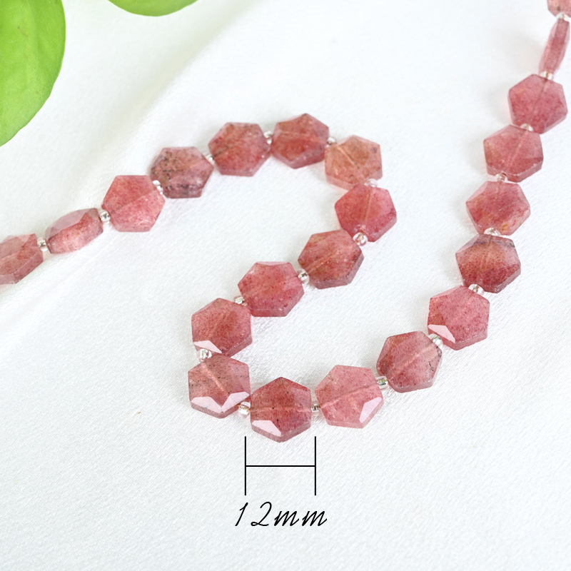 Faceted Natural Crystal Beads