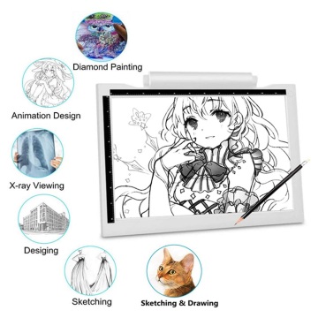 Reusable A4 Battery Powered LED Painting Pad