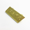 3D reliëf aangepaste metalen logo -naam Badge