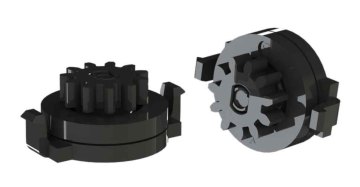 Small Rotary Gear Damper For Car sunglass boxes