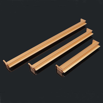 Aluminum Recessed Bedroom Furniture Drawer Pull Handle