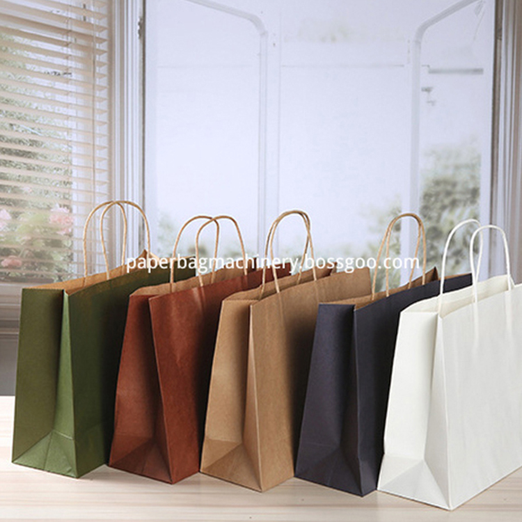 Twisted Handle Paper Shopping Bag Carrier