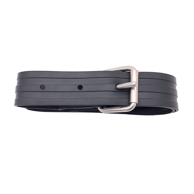 SHANGHAI DIVTOP Customized Heavy Duty Rubber Diving Weight Belt With SS Buckle