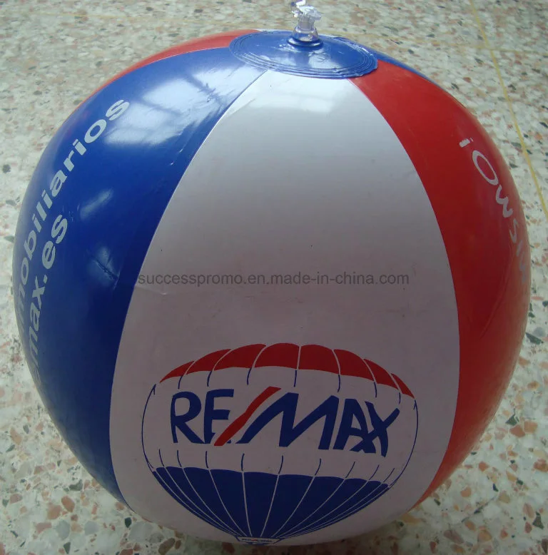 Transparent PVC Inflatable Beach Ball with Customized Logo