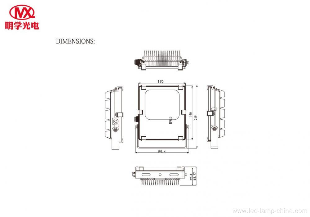 50W Outdoor Waterproof RGBW LED Flood light