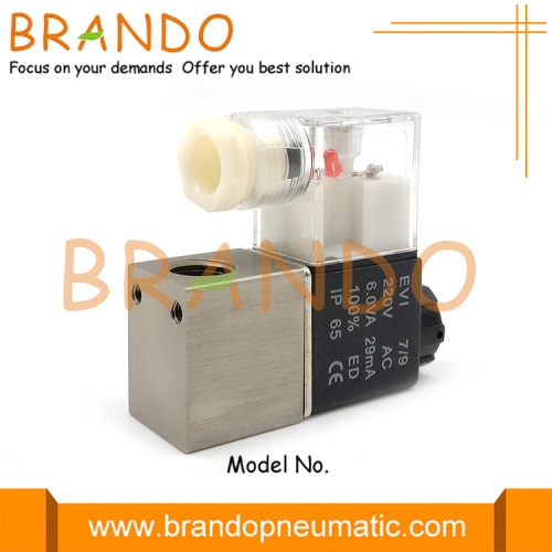 2V025-08 1/4 ίντσες DIN Connector Pneumatic Selenoid Valve