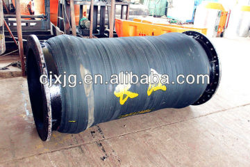 used flanged rubber sand dredge suction hose