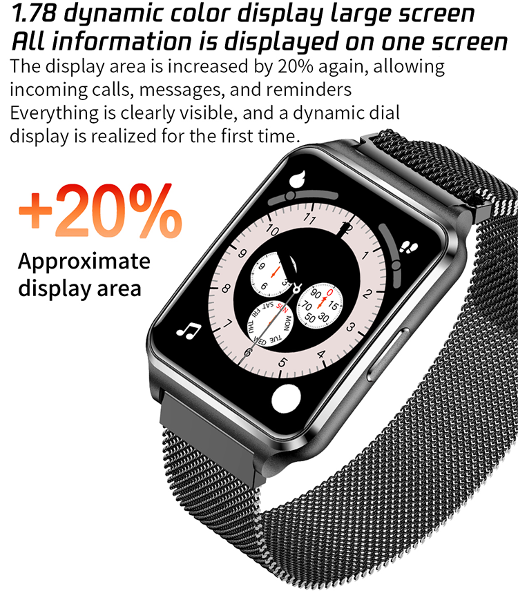 Health Bracelet Smartwatch Big Smart Watch That Takes Your Body Temperature