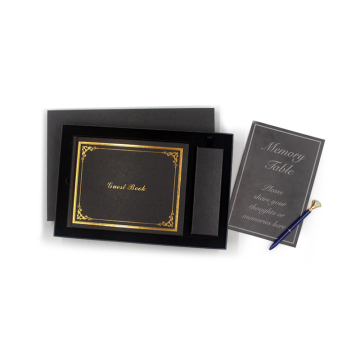 Customizable 2025 Funeral Guest Book: Personalized Condolence Notebook