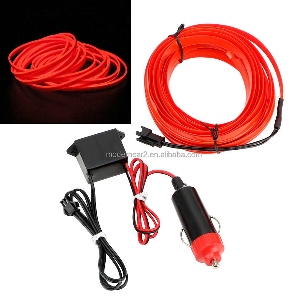 3m汽车内饰配件氛围冷灯带USB DIY霓虹灯线条装饰造型LED环境灯