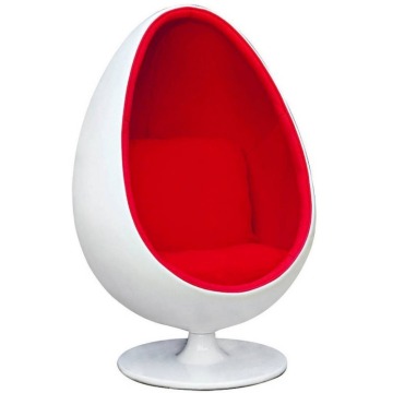 fiberglass glossy finish ovalia egg pod chair