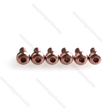 Colorful Anodize Aluminum Customizable Button Head Screw