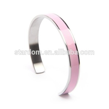 Customized open bangle stainless steel bangle